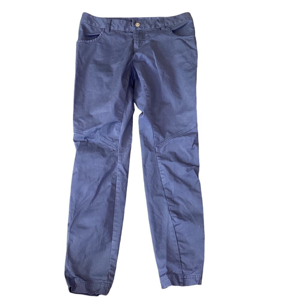Columbia Pants Cotton Elastane 4 Pocket Women's Sz 8 Regâ Blue #314G